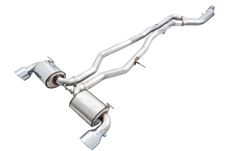 Toyota Supra Performance Exhaust - AWE Tuning - Cat-Back Touring Edition - Chrome Silver - `20-`27